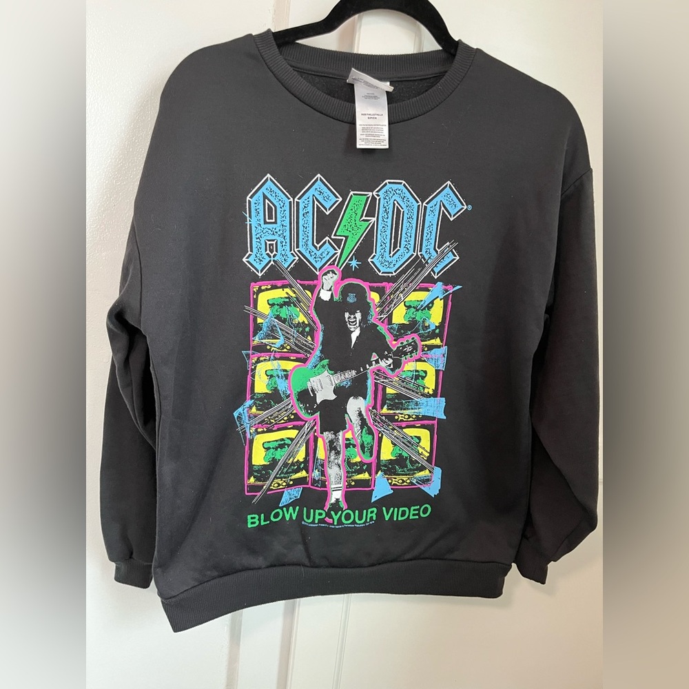 Unisex AC/DC Blow Up Your Video Sweatshirt
